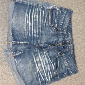 Size 2 American Eagle Light Was Jean Shorts